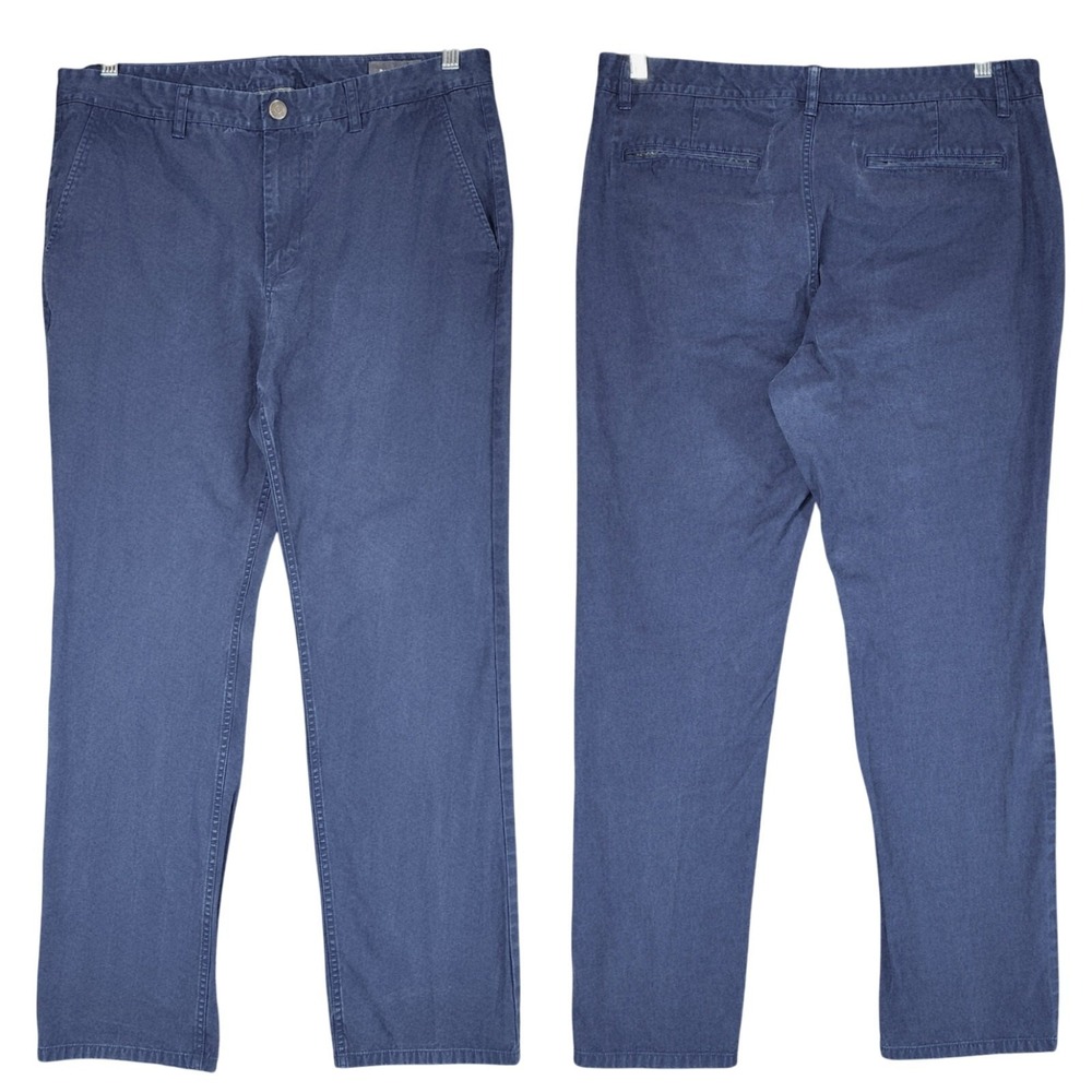 Bonobos‎ Slim Fit Chinos sz 33x32(35x30) Mens Faded Blue Casual Travel Preppy